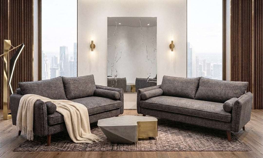 Vanti Grey - 2PC Living Room Set