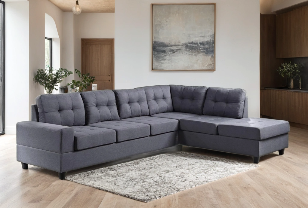 James Grey Reversible Sectional