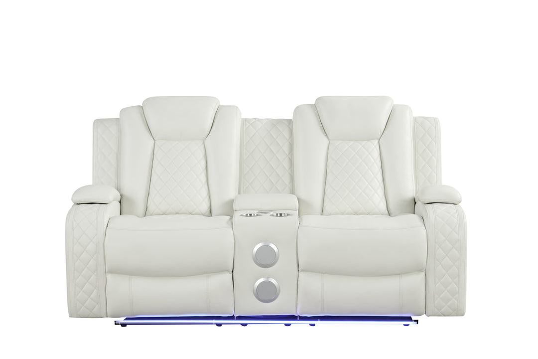 Luz White - 3PC Reclining Set