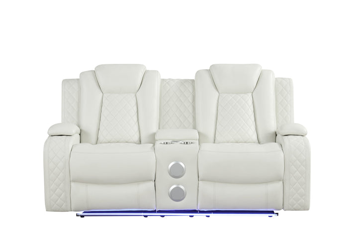 Luz White - 3PC Reclining Set