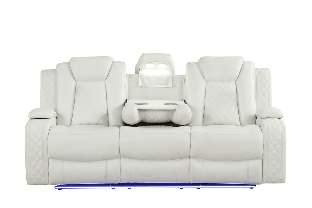 Luz White - 3PC Reclining Set