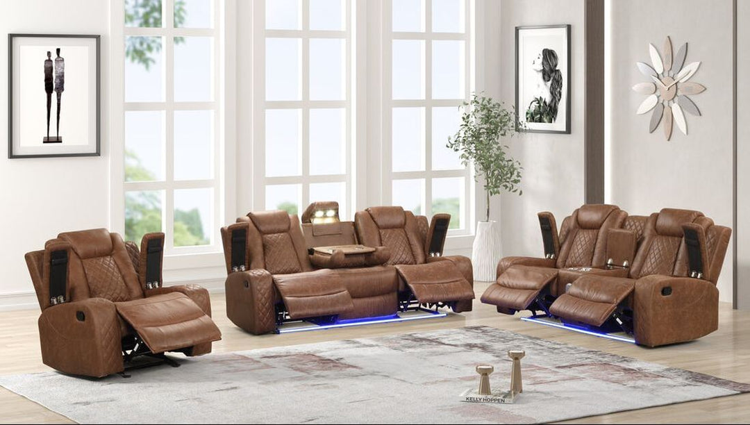 Luz Saddle - 3PC Reclining Set