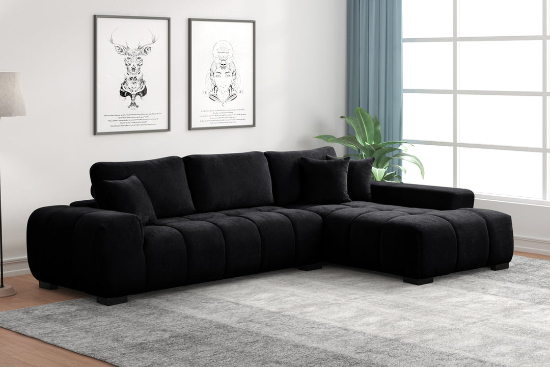 Manhattan2 - Black Sectional