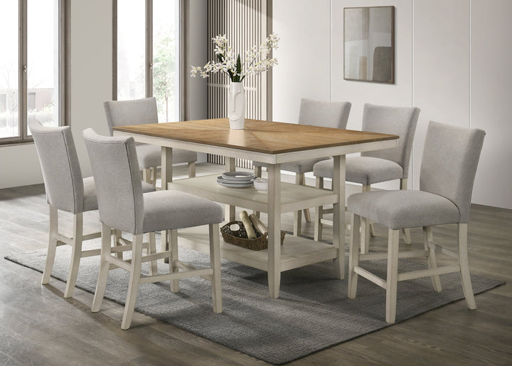 Marton - Counter Height Table &amp; 6 Chairs