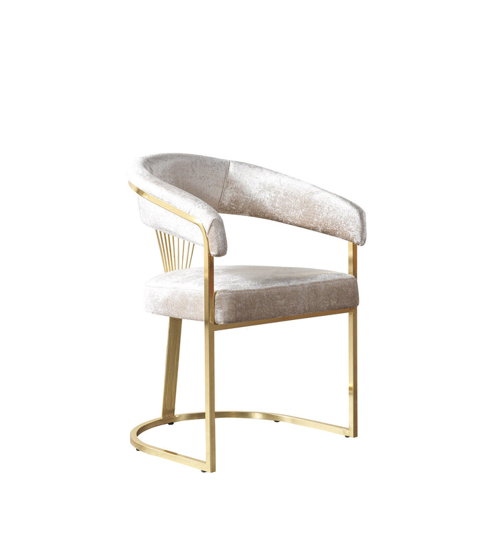 Santana Ivory Dining Chair, Set of 2
