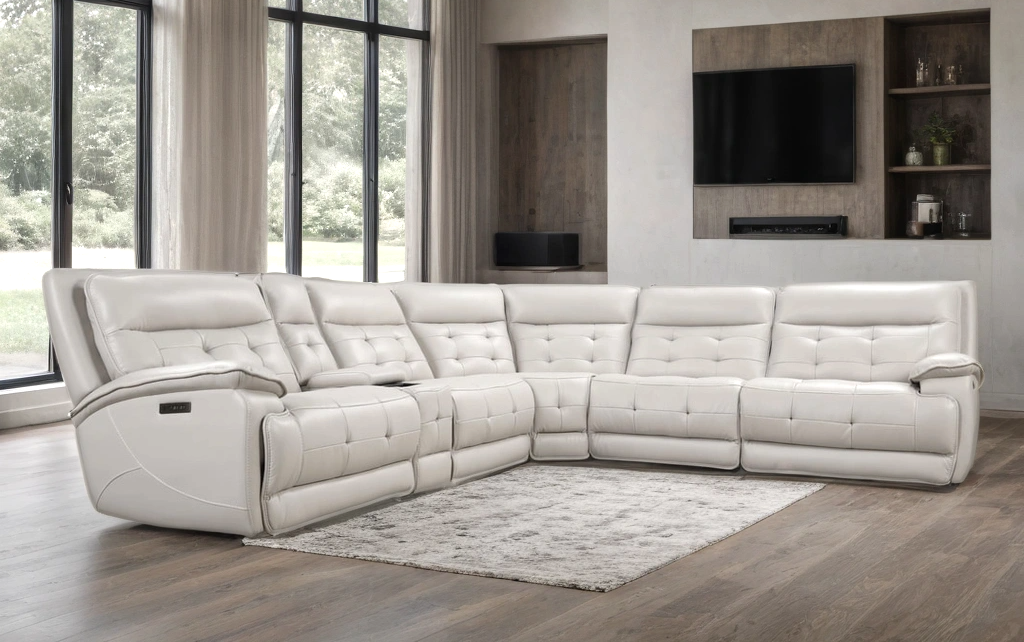 Palma Sand- OVERSIZED Power Reclining Sectional