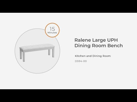 Ralene - Medium Brown - Large UPH Dining Room Bench