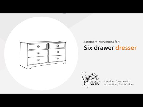 Paxberry - Six Drawer Dresser - Weatherworn - Whitewash