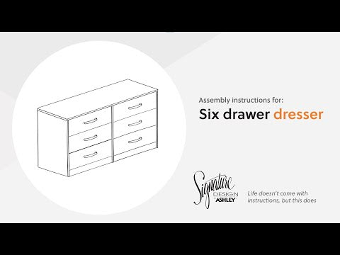 Finch - Six Drawer Dresser - 29&
