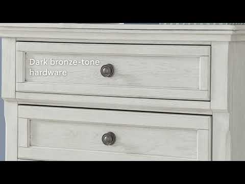 Robbinsdale - Antique White - Five Drawer Chest - Youth