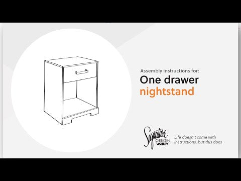Shawburn - One Drawer Night Stand - Gray