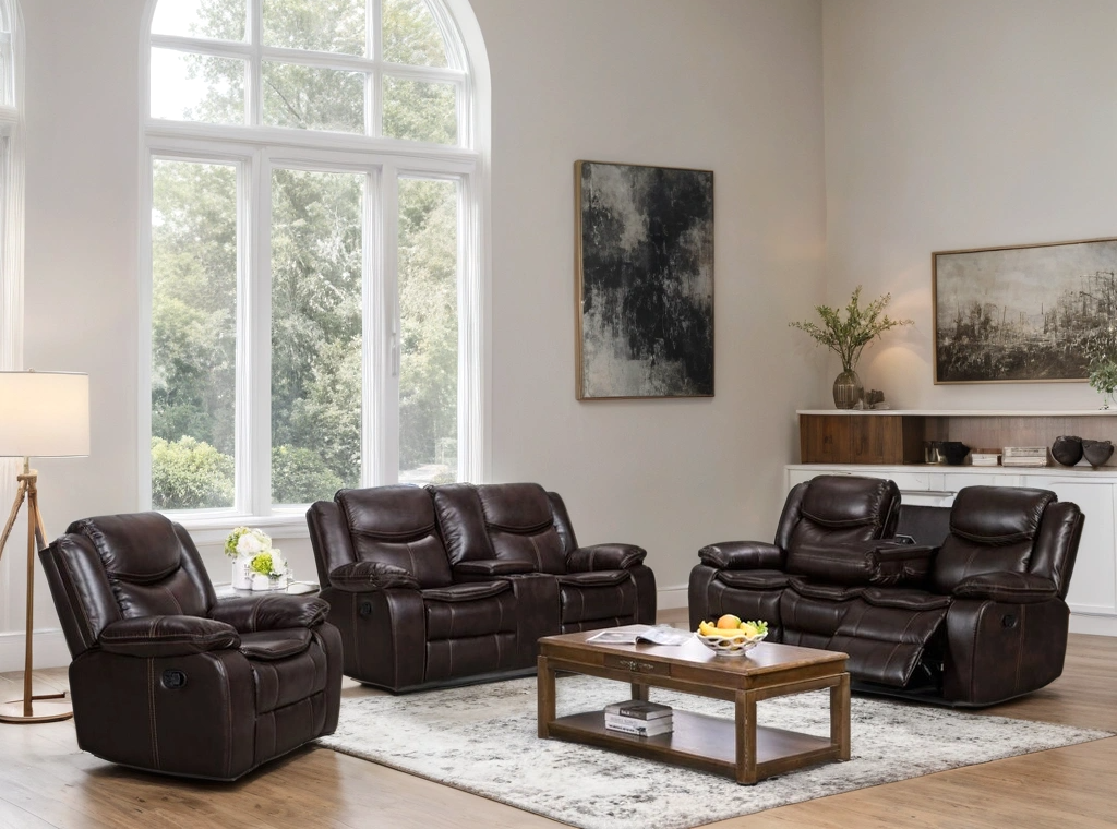 Reno Brown - 3PC Reclining Set