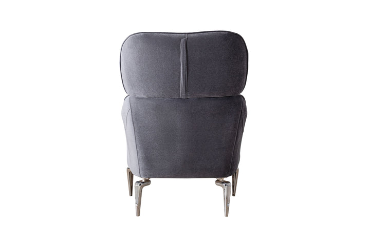 Angela Gray Velvet Sofa 91" &amp; Loveseat 71"