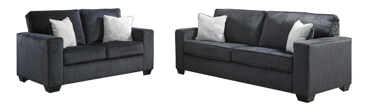 Ashley 872-13 Slate - Sofa &amp; Loveseat Set