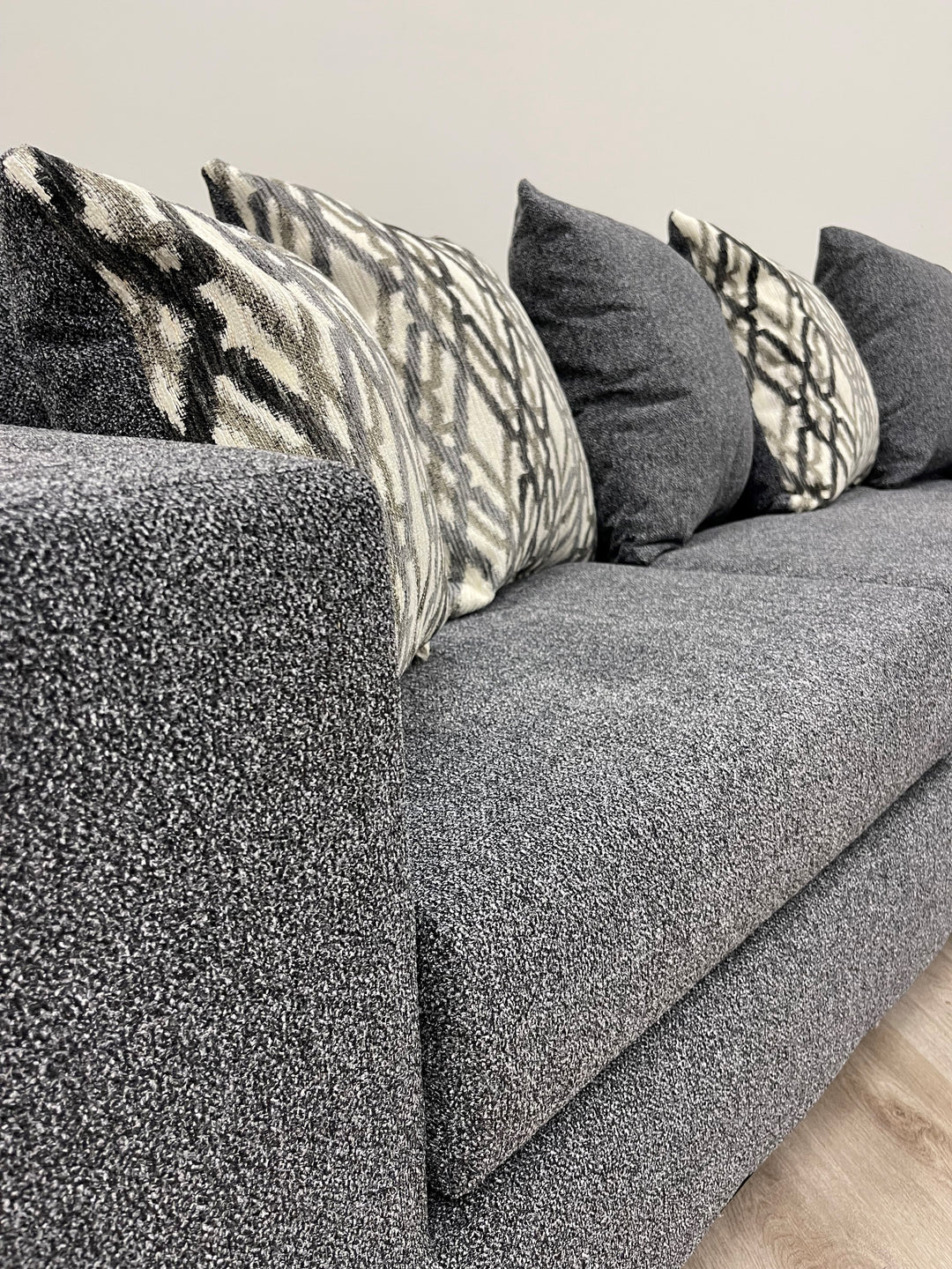 110 - Steel Sofa &amp; Loveseat