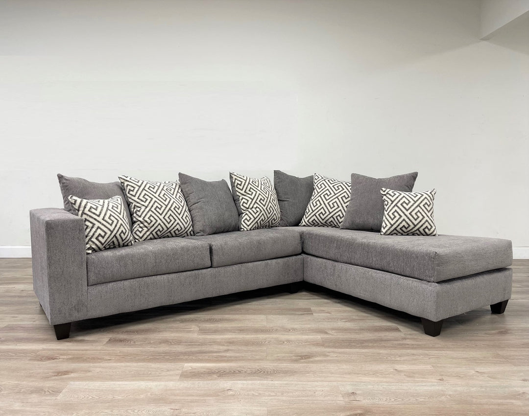 110 - Smoke Sectional ON SALE