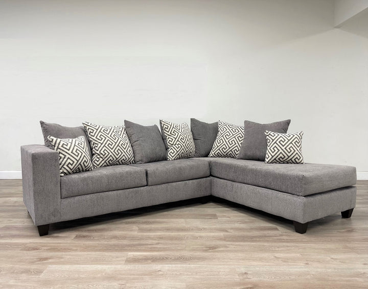 110 - Smoke Sectional ON SALE