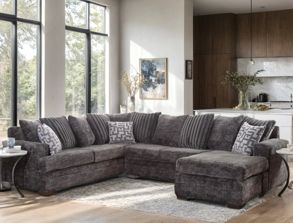 2775-07 Charcoal Sectional