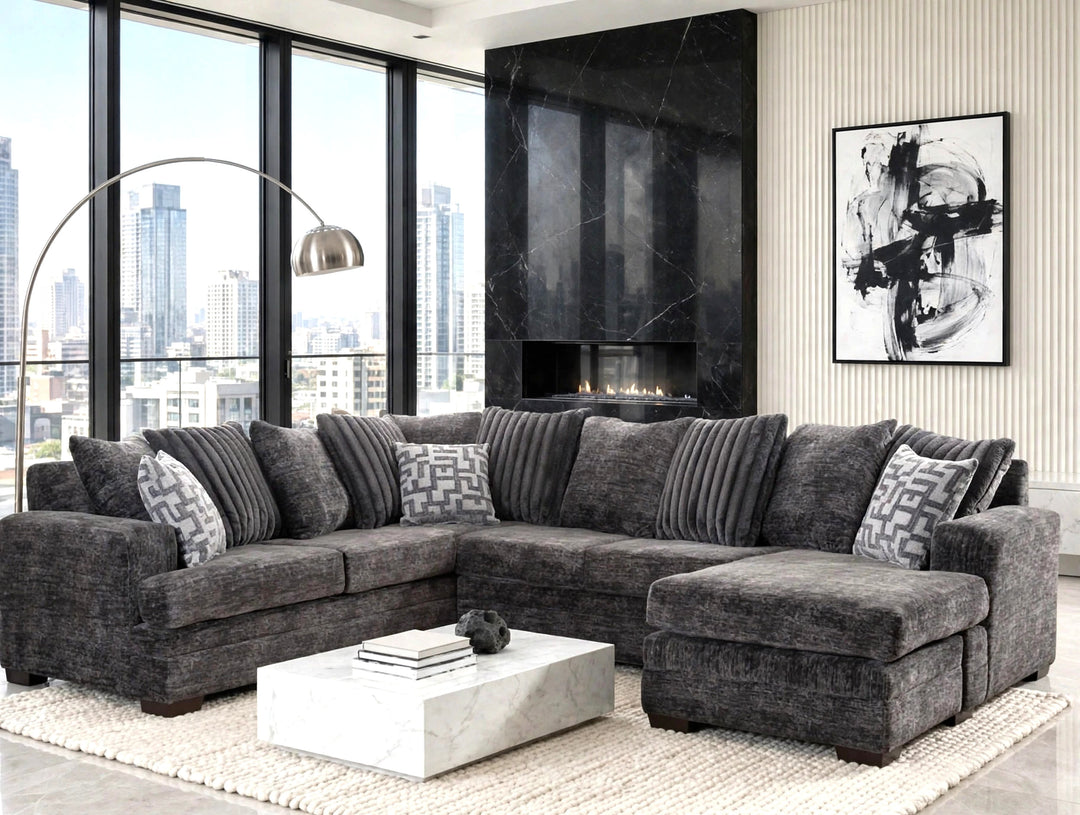 2775-07 Charcoal Sectional