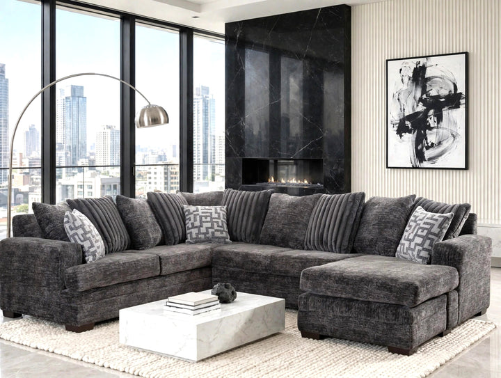 2775-07 Charcoal Sectional