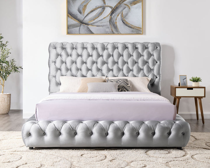Dream Gray Platform Bed - Queen, King (ETA 9/15)