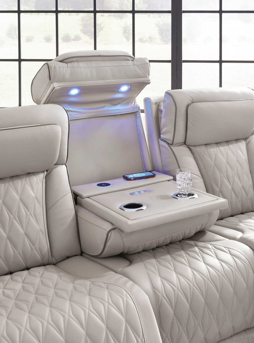 U271-05 Power 2PC or 3PC Reclining Set (Genuine Leather + Air Massage)