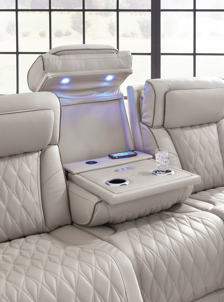 U271-05 Power 2PC or 3PC Reclining Set (Genuine Leather + Air Massage)