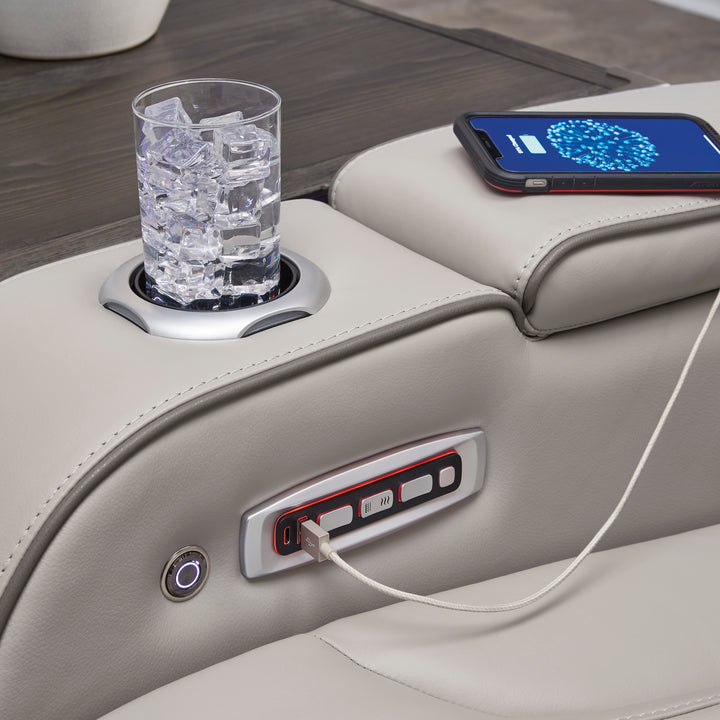 U271-05 Power 2PC or 3PC Reclining Set (Genuine Leather + Air Massage)