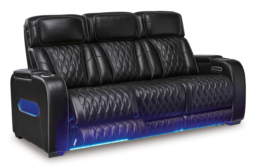 U271-06 Power 2PC or 3PC Reclining Set (Genuine Leather + Air Massage)