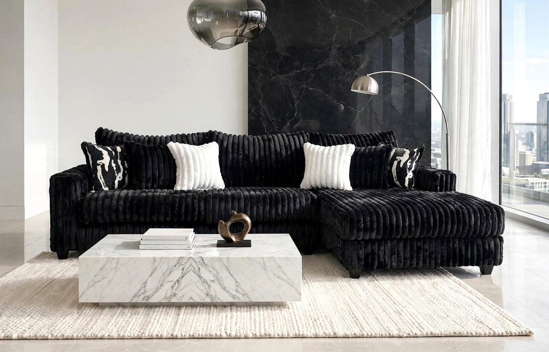 9500 BLACK - SECTIONAL