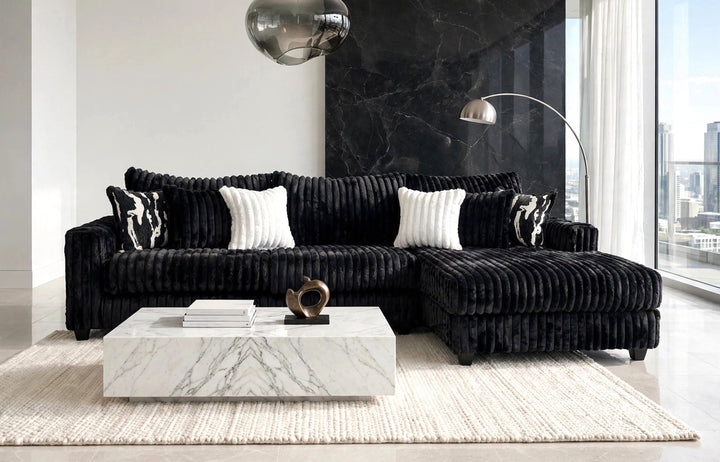 9500 BLACK - SECTIONAL