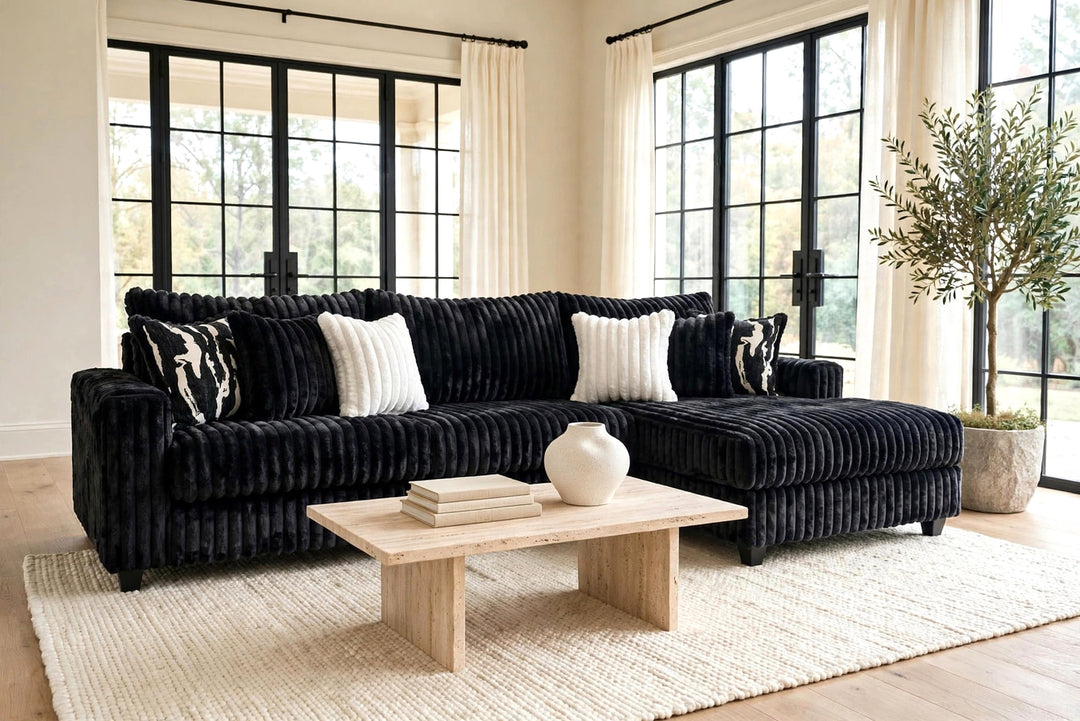 9500 BLACK - SECTIONAL