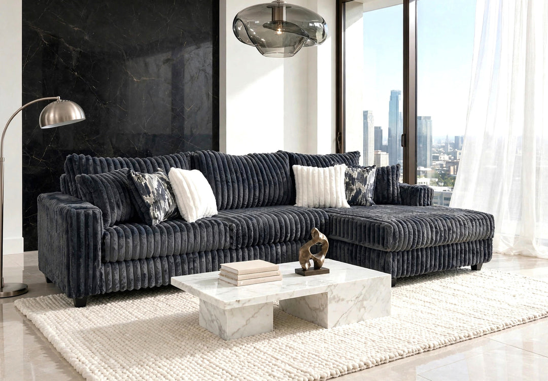 9500 CHARCOAL - SECTIONAL
