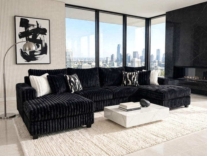 9700 Black - Sectional