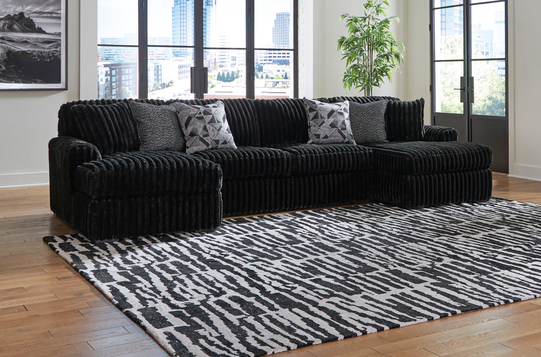 Ashley 981-03 3PC Double Chaise Sectional