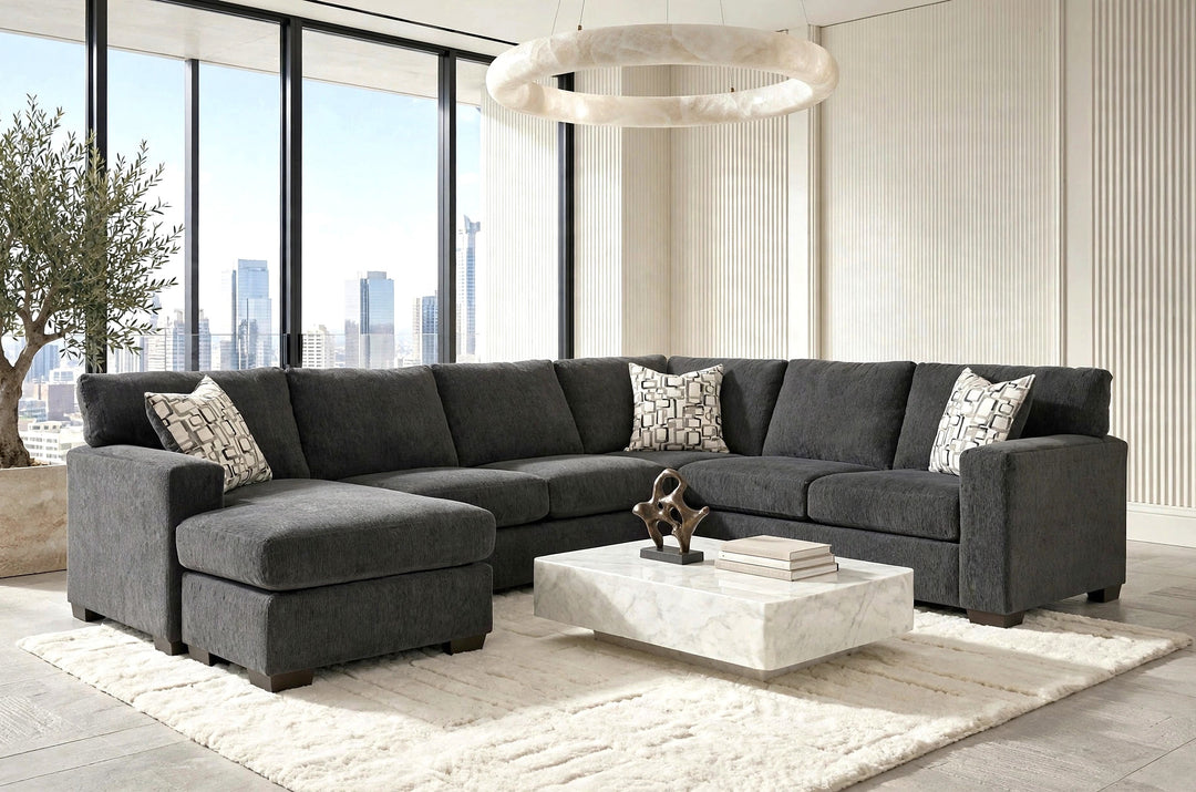106 Charcoal Sectional
