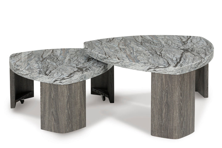 Ashley T600-0 - Stacked Cocktail Table