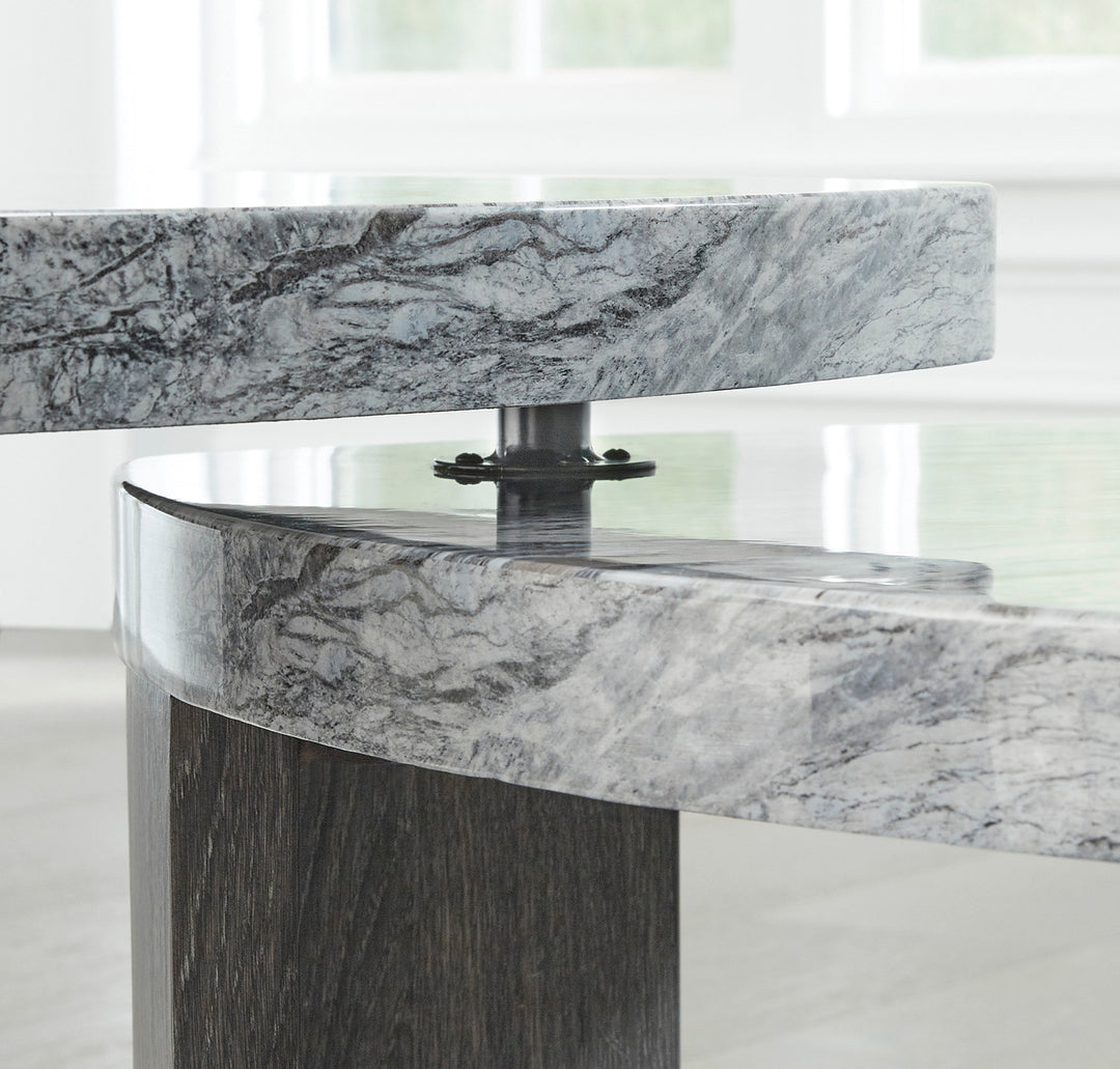 Ashley T600-0 - Stacked Cocktail Table
