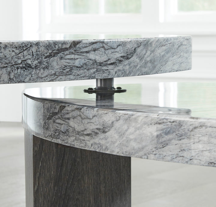 Ashley T600-0 - Stacked Cocktail Table