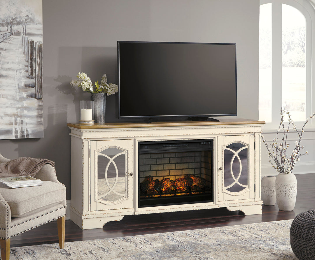 W743-68 - TV Stand w/Fireplace 74"L (ETA: 9/2)