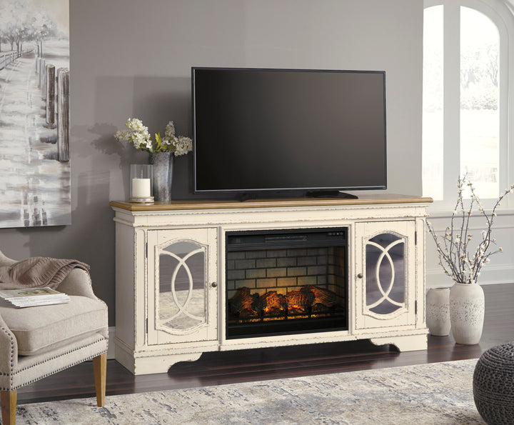 W743-68 - TV Stand w/Fireplace 74"L (ETA: 9/2)