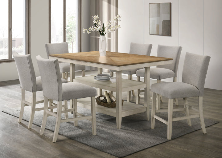 Marton - Counter Height Table &amp; 6 Chairs