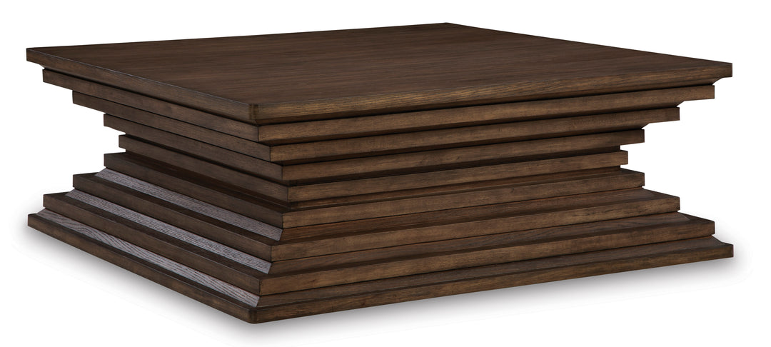 Ashley T821-8 - Oversized Cocktail Table (ETA: 9/2)