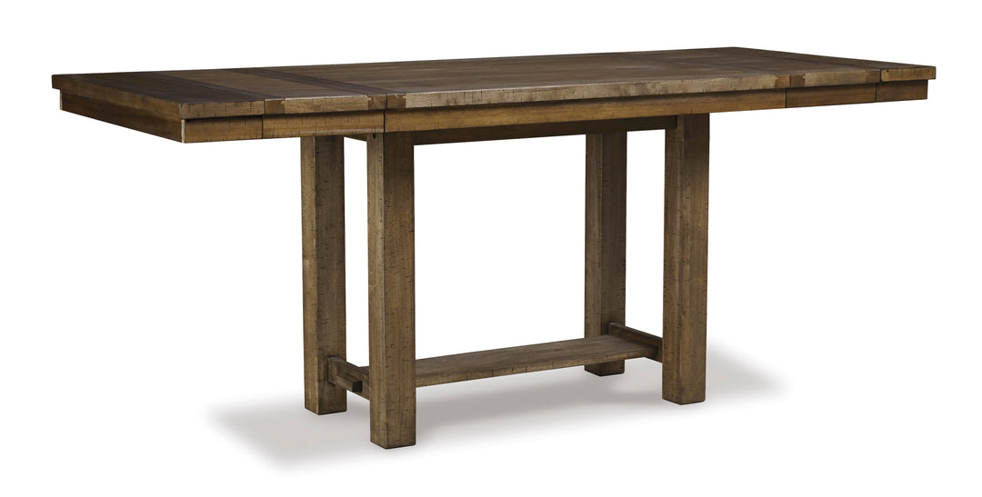D631 - Counter Height Table + 6 Chairs Set