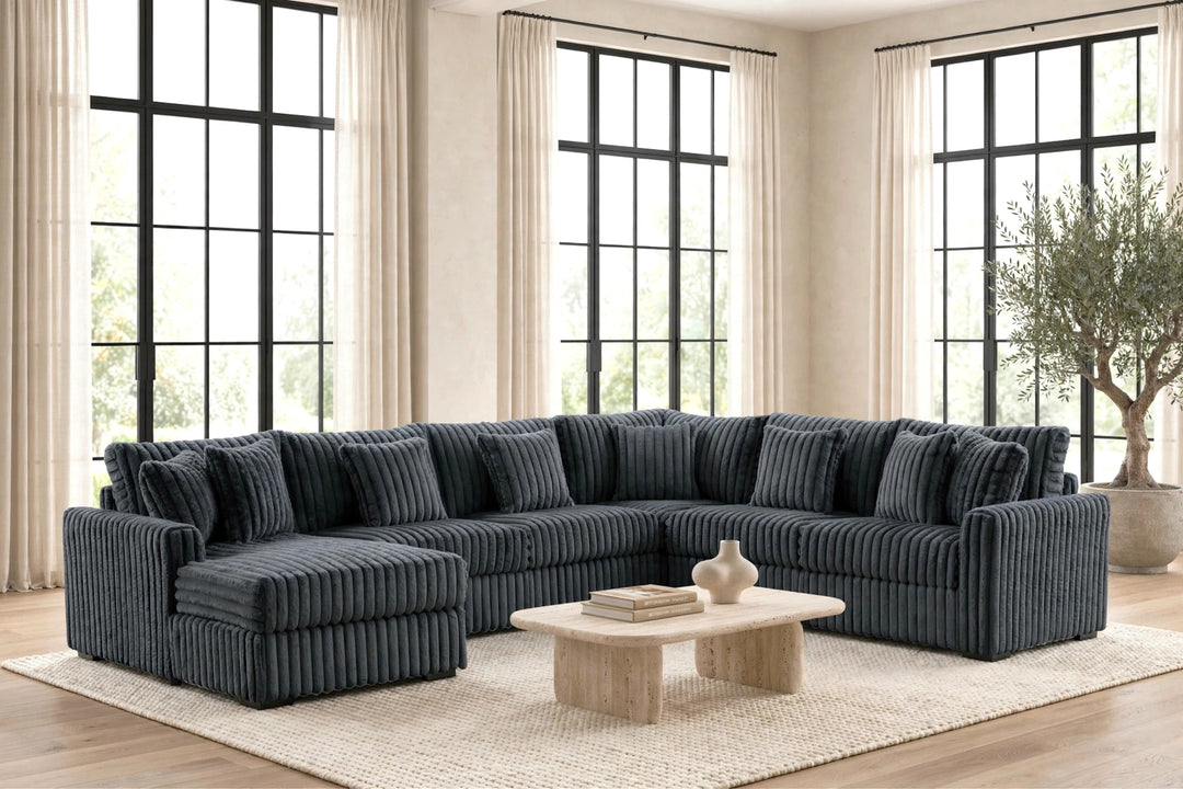 Solana Charcoal Sectional