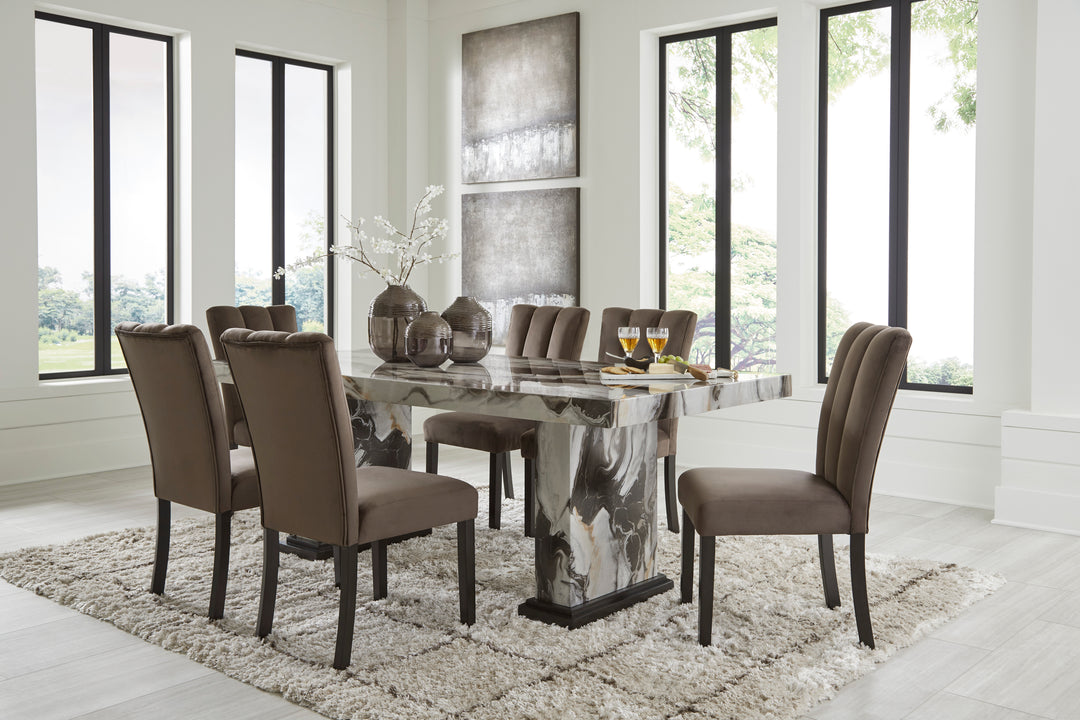 Ashley D581-26 Table and 6 Chairs Set
