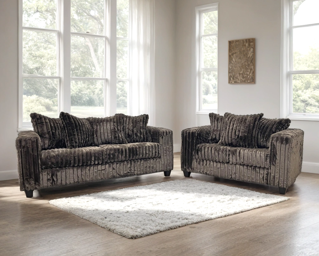 510 Chocolate - Sofa &amp; Loveseat Set