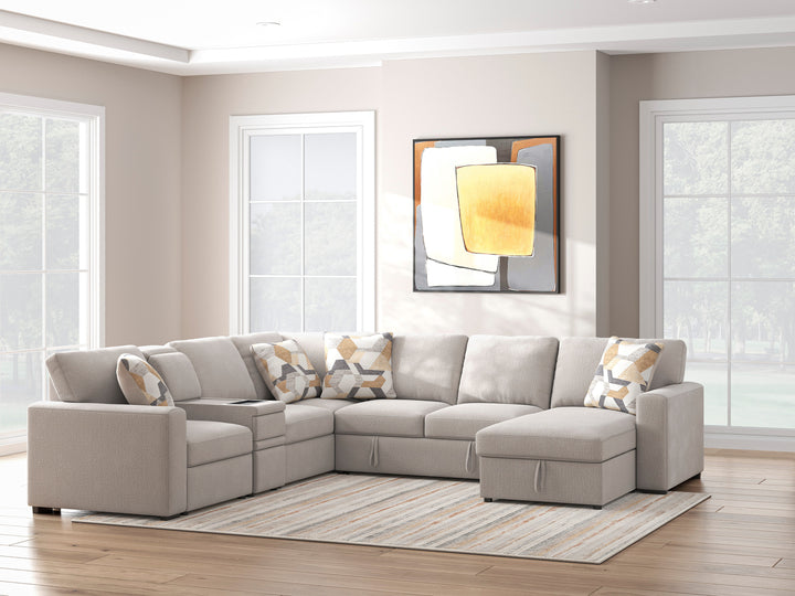 Ashley 673-05 Sectional with Pull Out