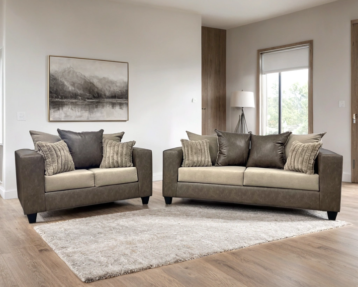 110 LATTE - Sofa &amp; Loveseat Set