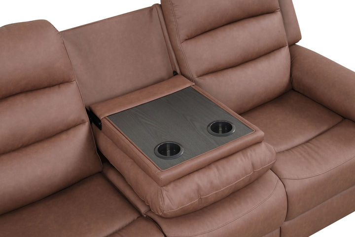 Hope Brown 3PC Reclining Set